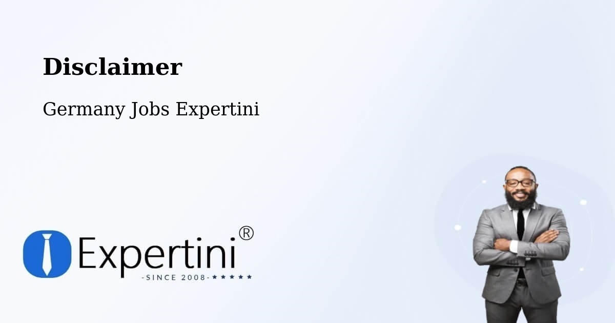 Disclaimer – Borna - Germany Jobs Expertini